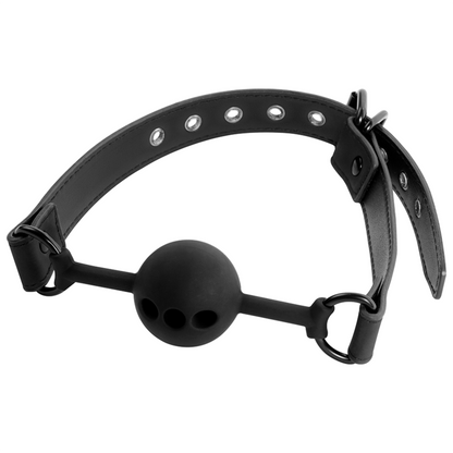 FETISH SUBMISSIVE BONDAGE - ademende siliconenbalgag