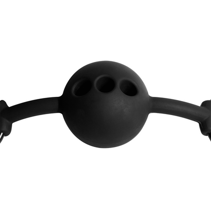 FETISH SUBMISSIVE BONDAGE - ademende siliconenbalgag