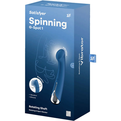 SATISFYER - SPINNING G-SPORT 1 roterende vibrator blauw