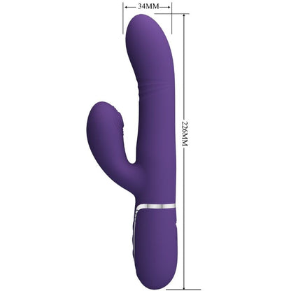 PRETTY LOVE - multifunctionele G-spotvibrator paars