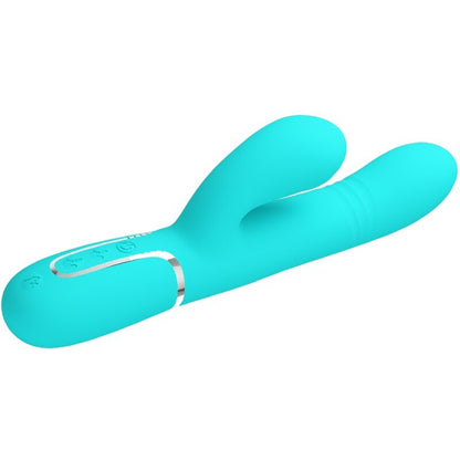 PRETTY LOVE - multifunctionele G-spotvibrator aquagroen