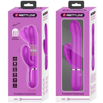 PRETTY LOVE - multifunctionele G-spotvibrator fuchsia