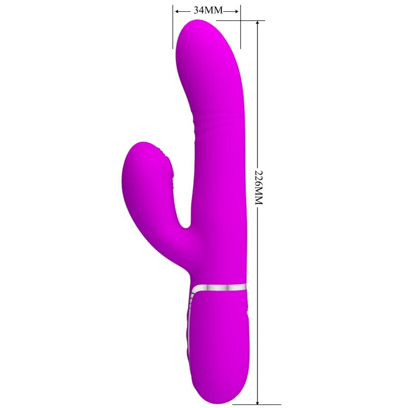 PRETTY LOVE - multifunctionele G-spotvibrator fuchsia