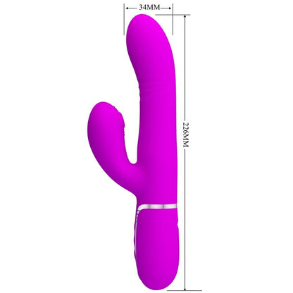 PRETTY LOVE - multifunctionele G-spotvibrator fuchsia