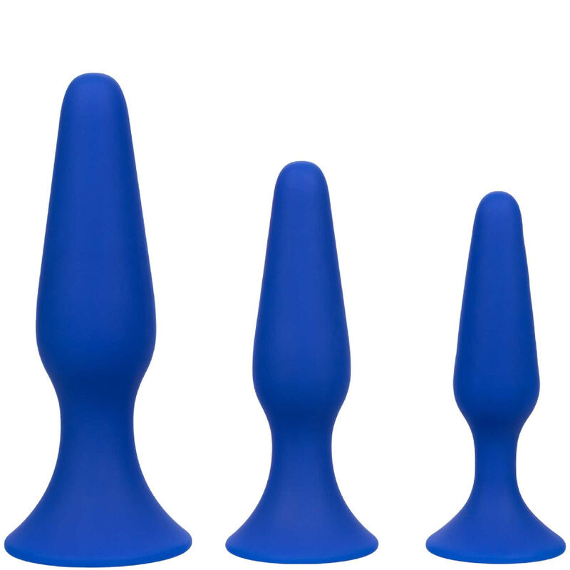 CALEXOTICS - ADMIRAL KIT 3 ANALE PLUG BLAUW