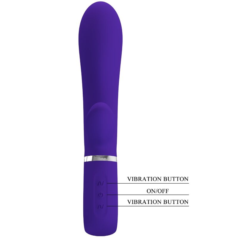 PRETTY LOVE - THOMAS multifunctionele G-spotvibrator paars