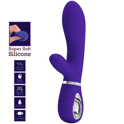 PRETTY LOVE - THOMAS multifunctionele G-spotvibrator paars