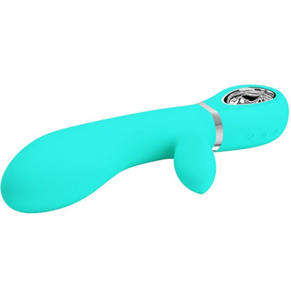 PRETTY LOVE - THOMAS multifunctionele G-spotvibrator aquagroen
