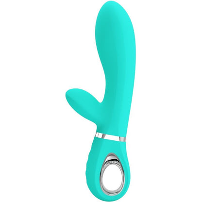 PRETTY LOVE - THOMAS multifunctionele G-spotvibrator aquagroen