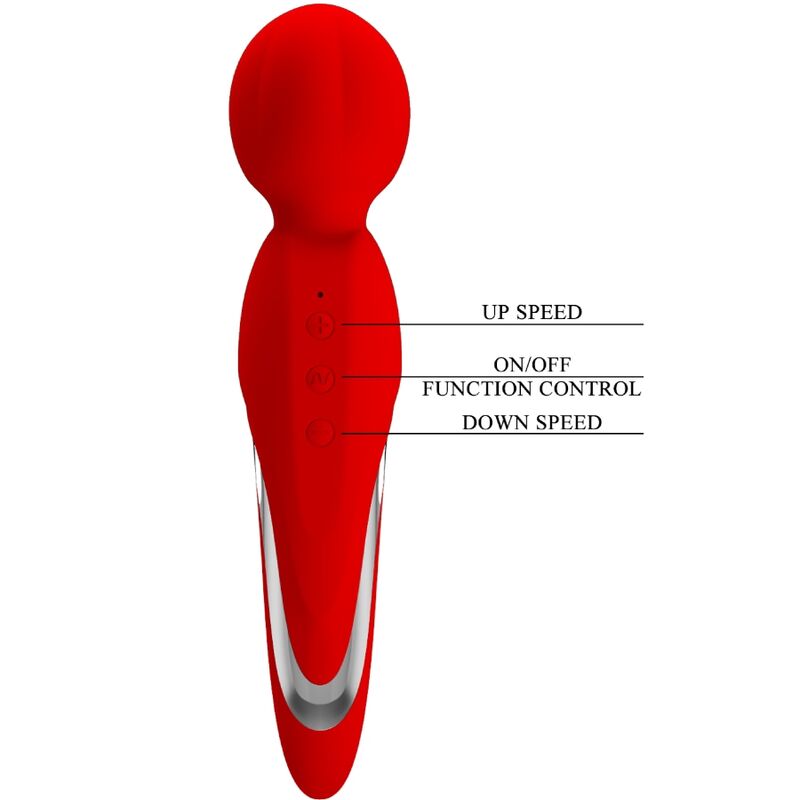 PRETTY LOVE - WALTER staafvibrator rood