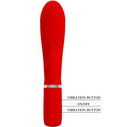 PRETTY LOVE - PRESCOTT multifunctionele G-spotvibrator rood
