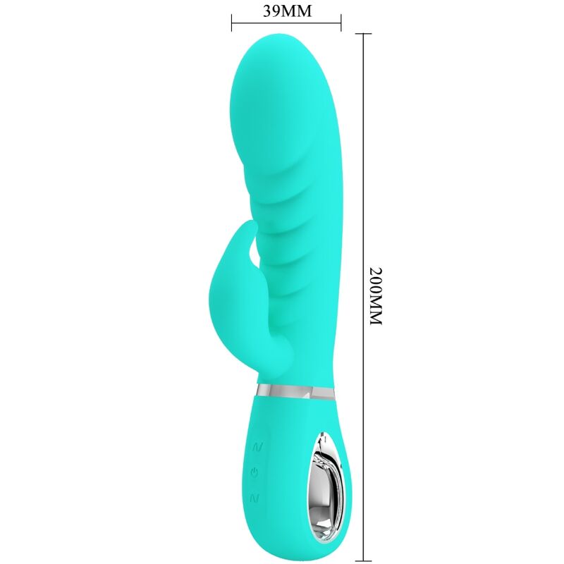 PRETTY LOVE - PRESCOTT multifunctionele G-spotvibrator aquagroen
