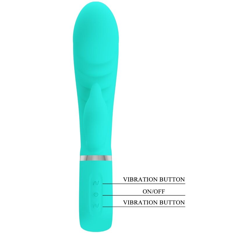 PRETTY LOVE - PRESCOTT multifunctionele G-spotvibrator aquagroen
