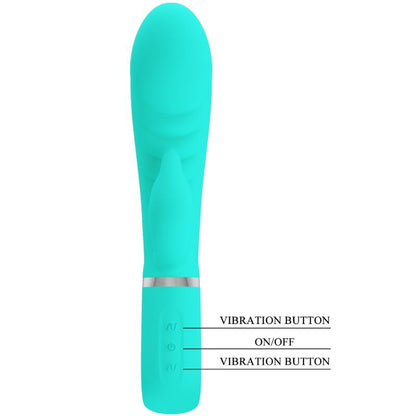 PRETTY LOVE - PRESCOTT multifunctionele G-spotvibrator aquagroen