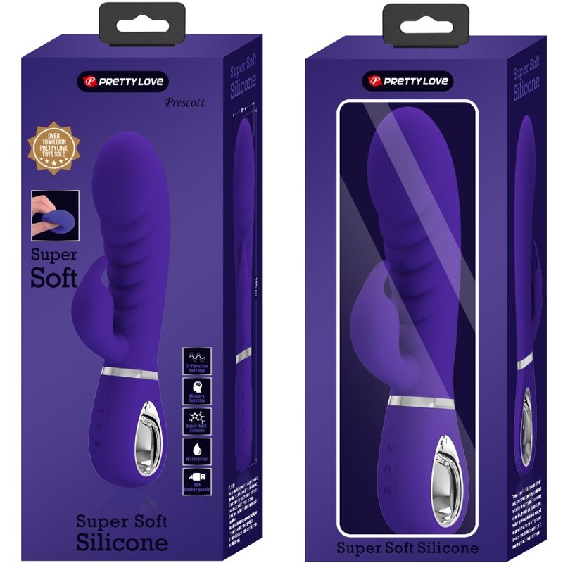 PRETTY LOVE - PRESCOTT multifunctionele G-spotvibrator paars