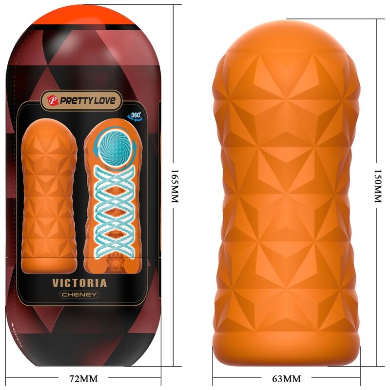 PRETTY LOVE - VICTORIA CHENEY MASTURBATOR ORANJE