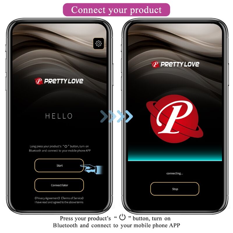 PRETTY LOVE - DOREEN OPLAADBARE VIBRERENDE EIERVIBRATOR, PAARS
