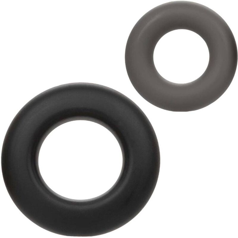 CALEXOTICS - ALPHA PROLONG SET VAN 2 RINGEN GRIJS