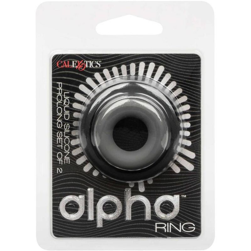 CALEXOTICS - ALPHA PROLONG SET VAN 2 RINGEN GRIJS