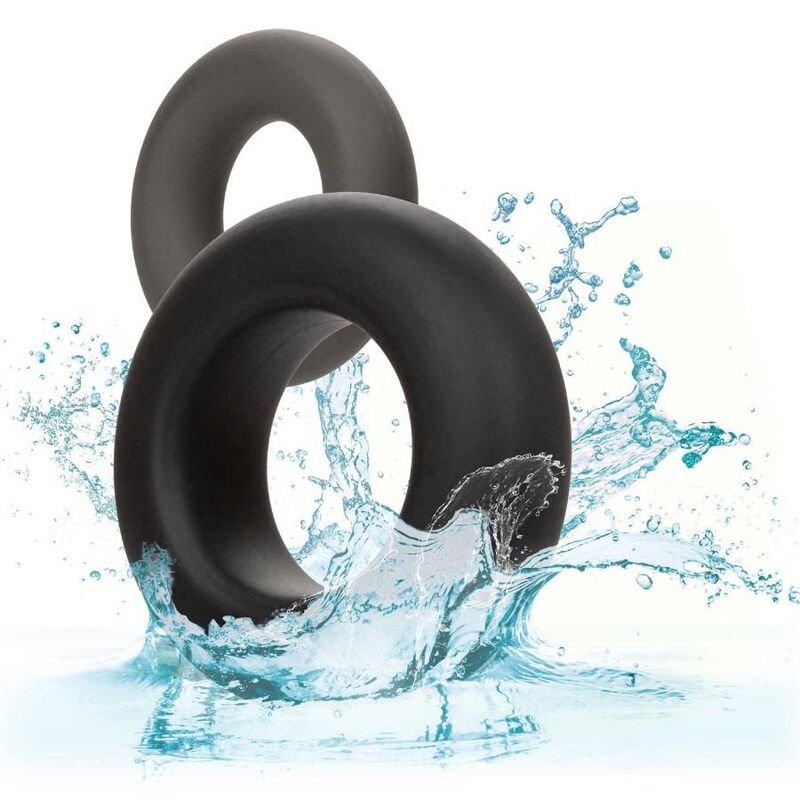 CALEXOTICS - ALPHA PROLONG SET VAN 2 RINGEN GRIJS