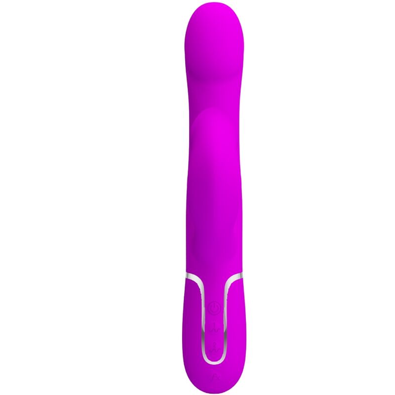 PRETTY LOVE - KONIJNENVIBRATOR MET PARELS VIOLET