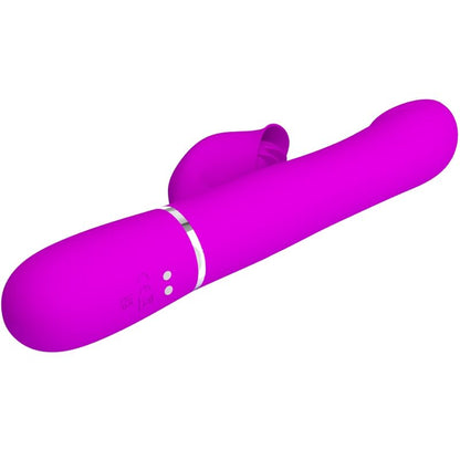 PRETTY LOVE - KONIJNENVIBRATOR MET PARELS VIOLET