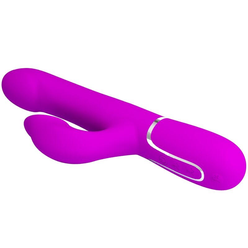 PRETTY LOVE - KONIJNENVIBRATOR MET PARELS VIOLET