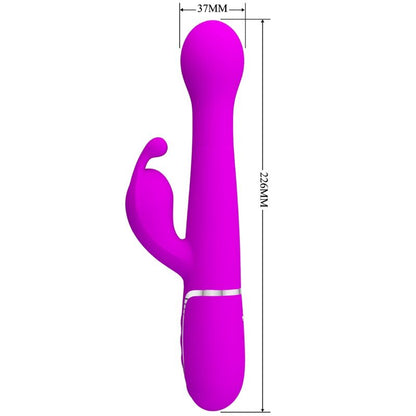 PRETTY LOVE - DEJON KONIJNENVIBRATOR 3-IN-1 MULTIFUNCTIONEEL VIOLET