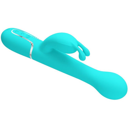PRETTY LOVE - DEJON KONIJNENVIBRATOR 3-IN-1 MULTIFUNCTIONEEL AQUAGROEN
