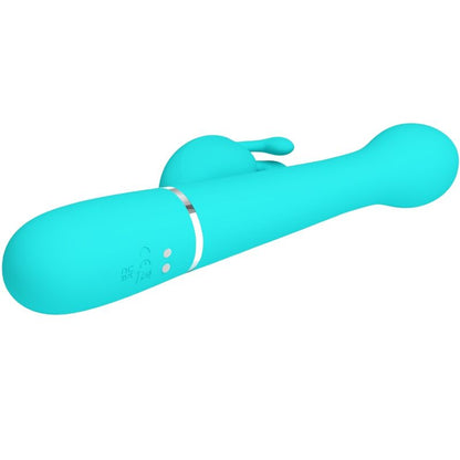 PRETTY LOVE - DEJON KONIJNENVIBRATOR 3-IN-1 MULTIFUNCTIONEEL AQUAGROEN