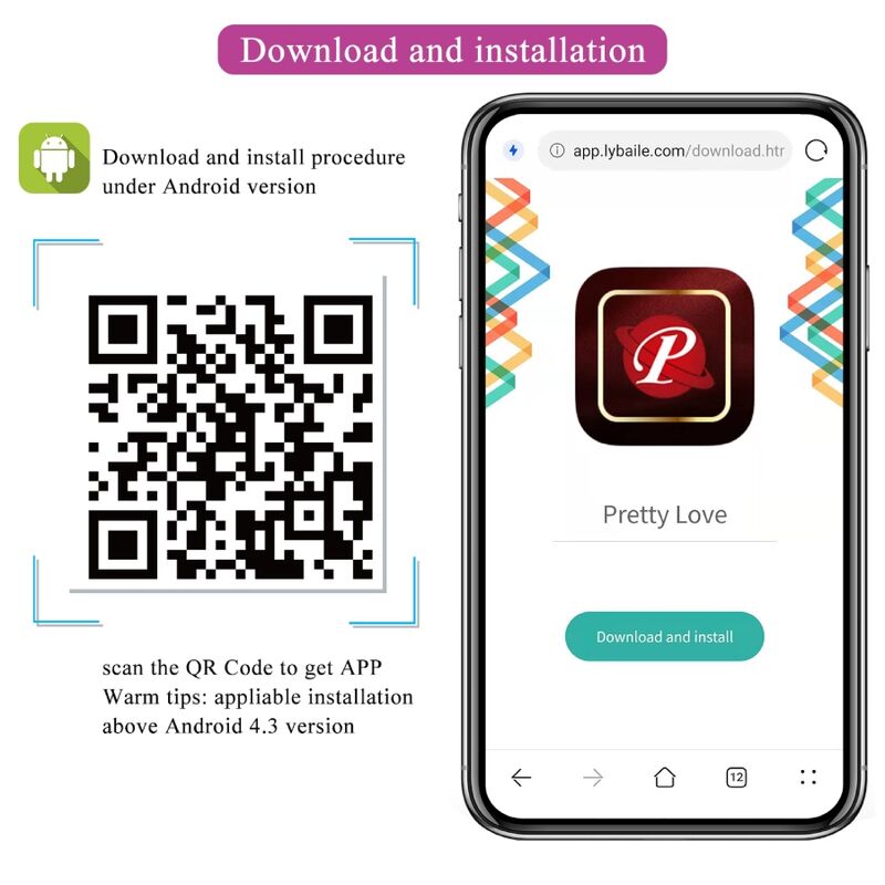 PRETTY LOVE - NYMPH TRILEND EI BEDIEND VIA APP LILA