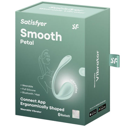 SATISFYER - SMOOTH PETAL G-PUNTSTIMULATOR WATERGROEN MET GRATIS APP