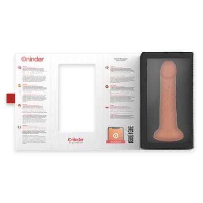 ONINDER - KLEINE BOGOTÁ VIBRATOR DILDO 9 SNELHEDEN NATUURLIJK 17.5 CM -O- 4 CM - GRATIS APP