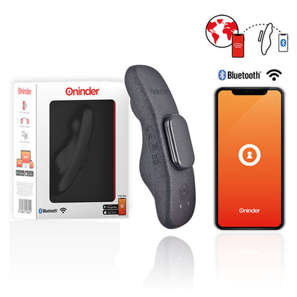 ONINDER - MANILA PANTY OPLAADBARE VIBRATOR 9 SNELHEDEN 9.6 CM X 2.6 CM - GRATIS APP