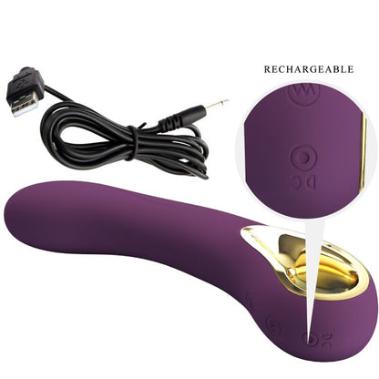PRETTY LOVE - ETHAN OPLAADBARE VIBRATOR LILA
