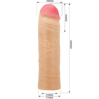 PRETTY LOVE - CHANE PENISVERLENGERHULS VLEESKLEURIG