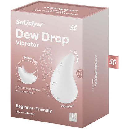 SATISFYER - DEW DROP VIBRATOR OPLEGBAAR WIT
