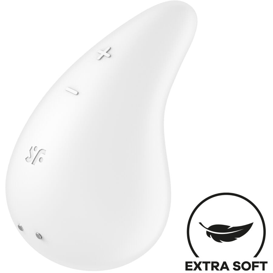 SATISFYER - DEW DROP VIBRATOR OPLEGBAAR WIT