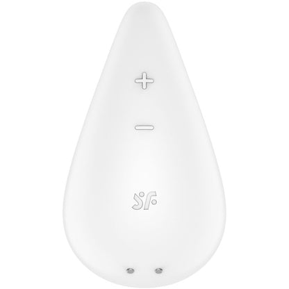 SATISFYER - DEW DROP VIBRATOR OPLEGBAAR WIT