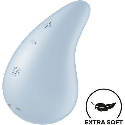 SATISFYER - DEW DROP VIBRATOR OPLEGBAAR BLAUW
