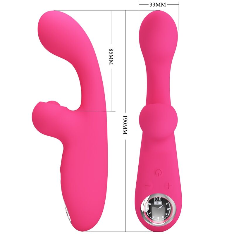 PRETTY LOVE - SKYLAR STIMULATORVIBRATOR ROZE