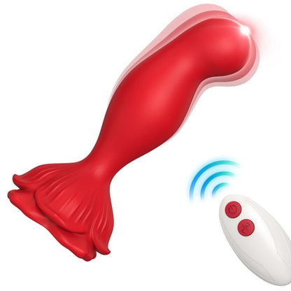 ARMONY - PINK vibrator en anaalplug met afstandsbediening, rood