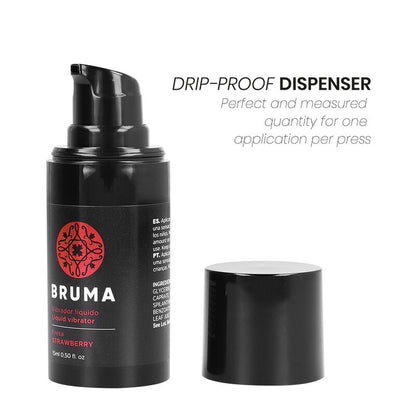 BRUMA - VLOEIBARE VIBRATOR ULTRA GLIJDEND AARDBEI 15 ML