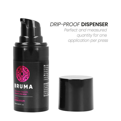 BRUMA - VLOEIBARE VIBRATOR ULTRA GLIJDEND BUBBELGUM 15 ML