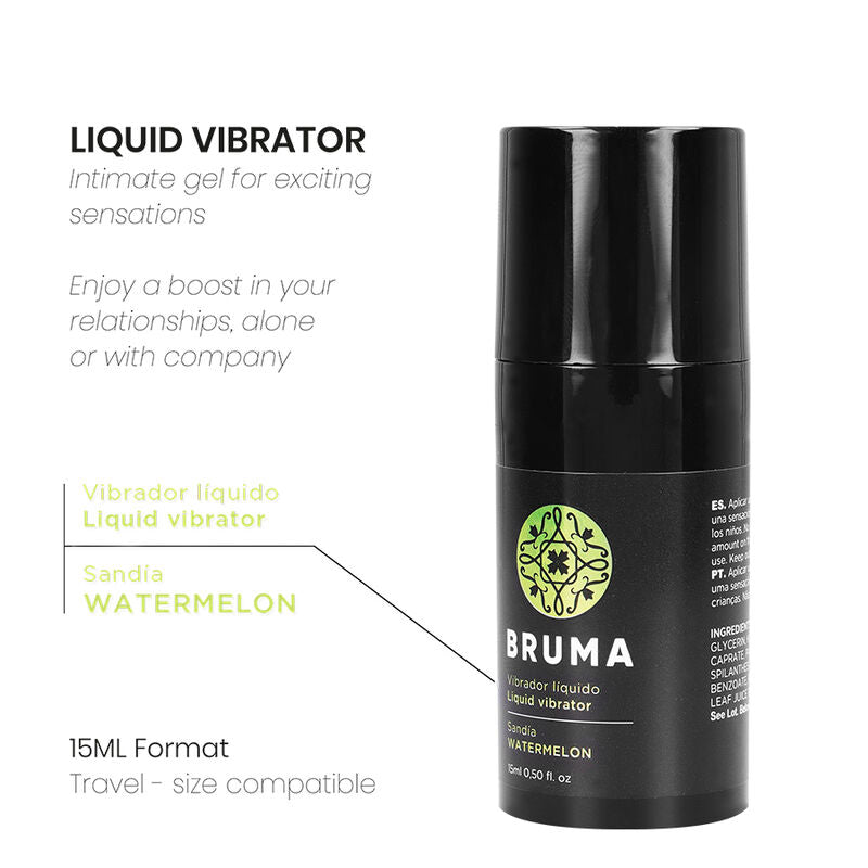 BRUMA - VLOEIBARE VIBRATOR ULTRA GLIJDEND WATERMELOEN 15 ML