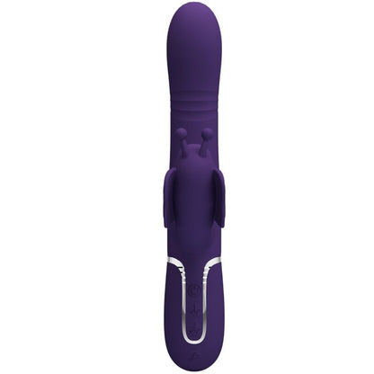 PRETTY LOVE - MULTIFUNCTIONELE KONIJNENVIBRATOR 4-IN-1 VLINDER PAARS