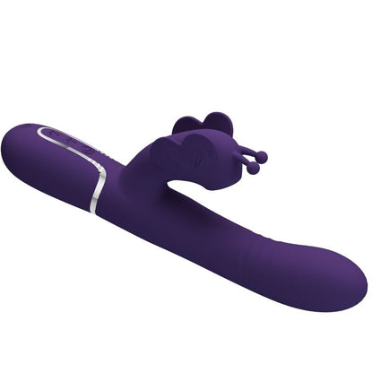 PRETTY LOVE - MULTIFUNCTIONELE KONIJNENVIBRATOR 4-IN-1 VLINDER PAARS