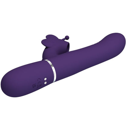 PRETTY LOVE - MULTIFUNCTIONELE KONIJNENVIBRATOR 4-IN-1 VLINDER PAARS