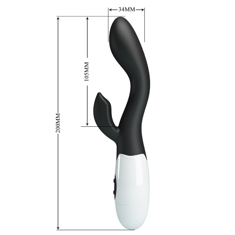PRETTY LOVE - BRIGHTY G-PUNTVIBRATOR ZWART