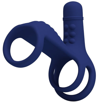 PRETTY LOVE - ELISH VIBRERENDE RING MET VERLENGSTUK BLAUW